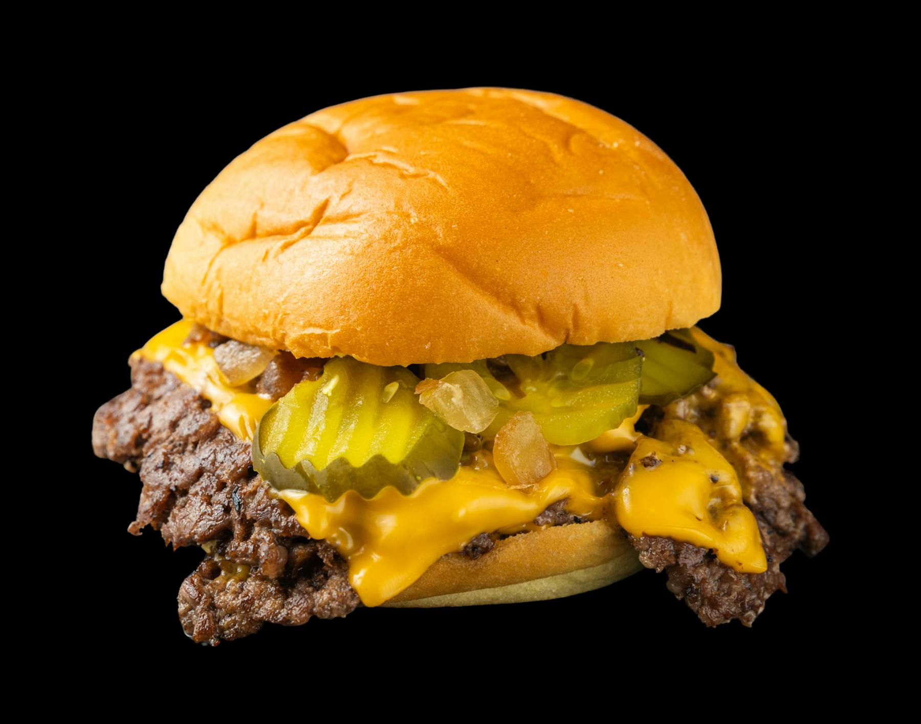 Double smash burger